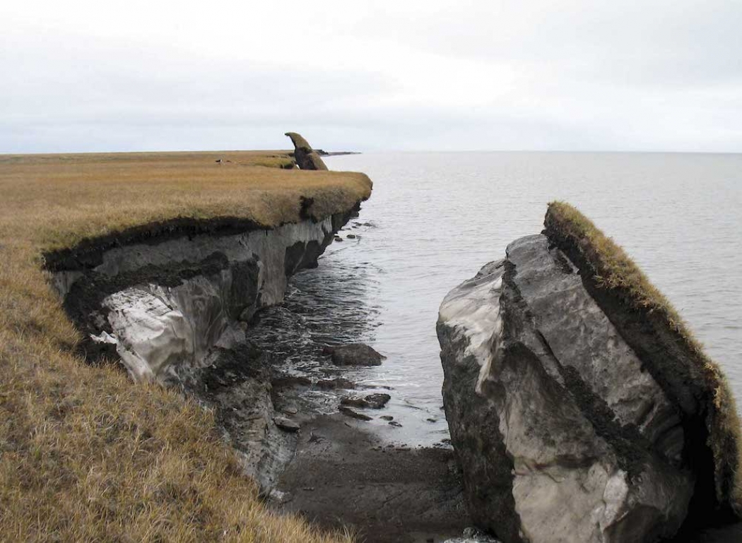 permafrost breakdown in arctic